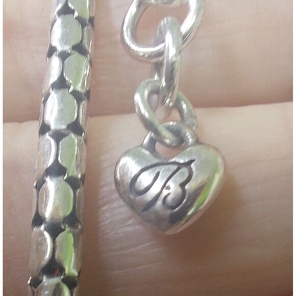 Brighton Mumtaz Large Heart Convertible Silver Adjustable Necklace - Picture 3 of 8